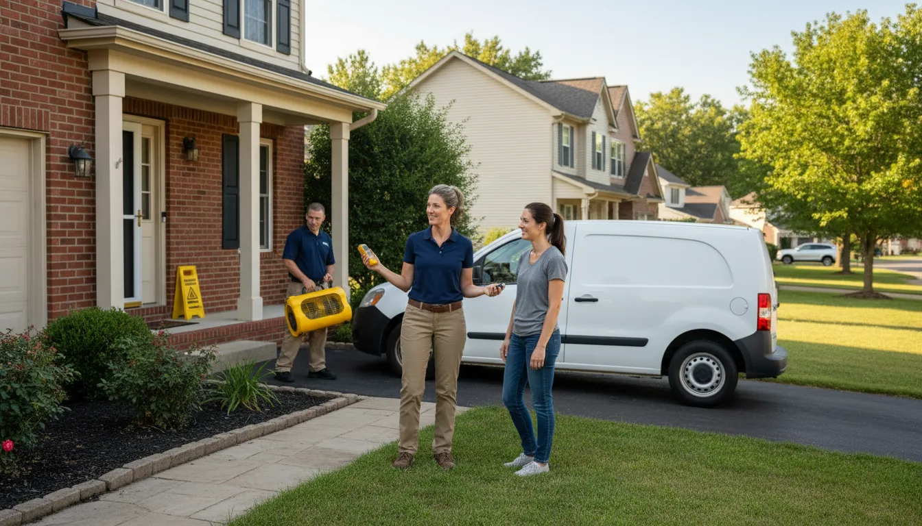 Water restoration image for Fire And Smoke Damage Restoration in Dexter City, OH